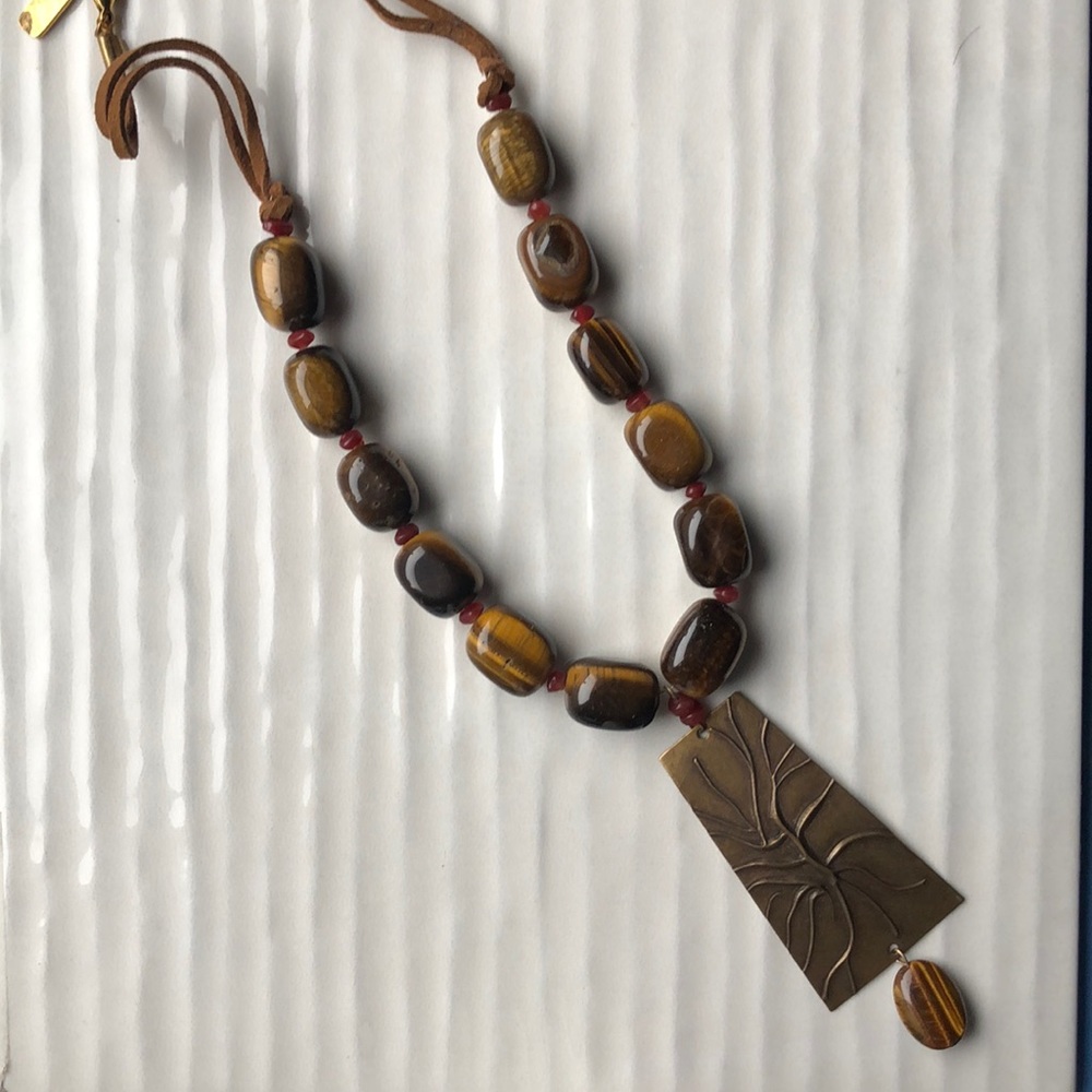 COPY - Lonnie Lovness Tigers Eye Earthy Necklace